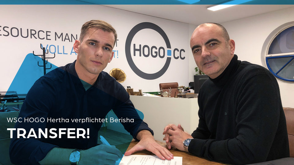 MS HOGO Hertha podepsal smlouvu s Berishou